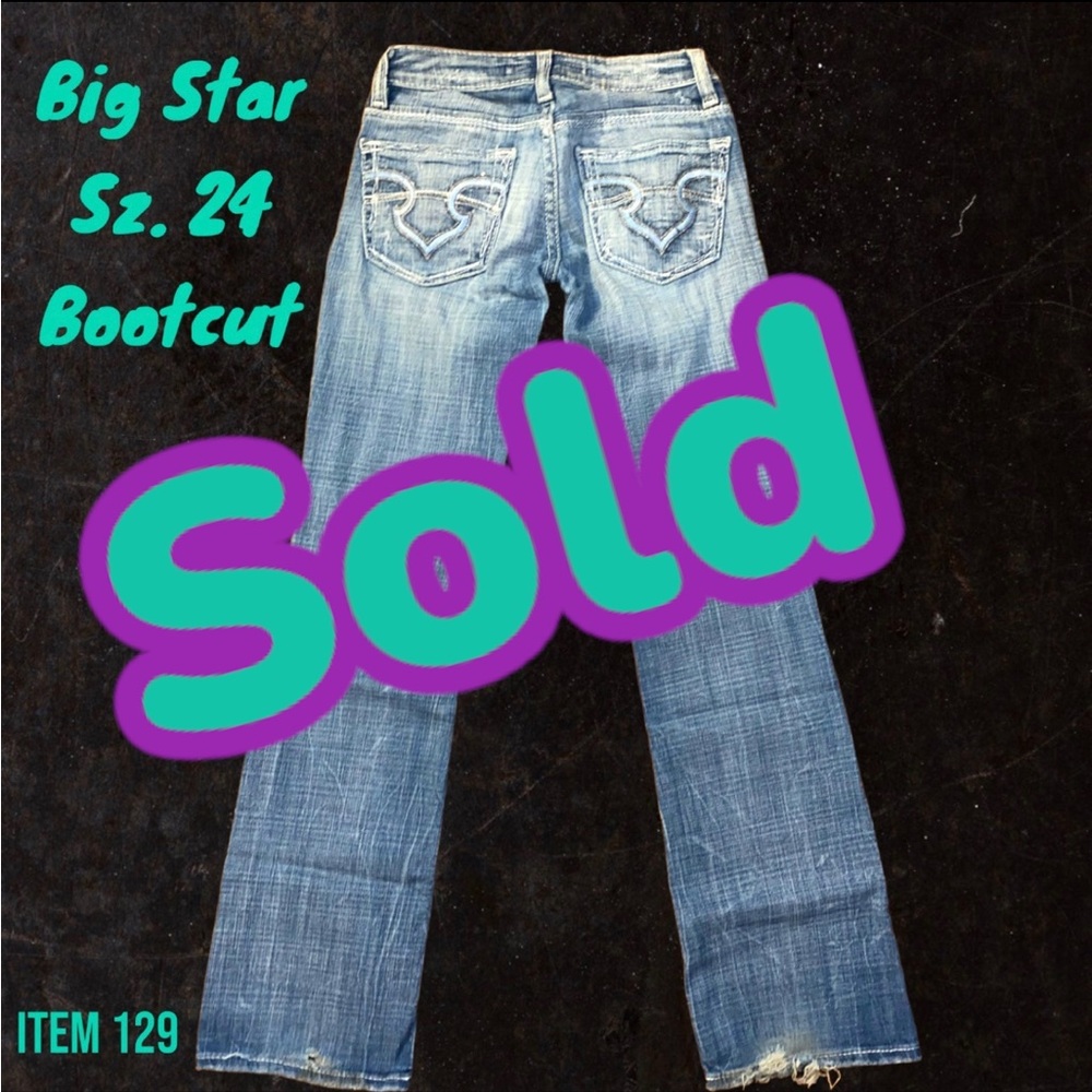 •• THIS ITEM NO LONGER AVAILABLE ••Buckle Big Star Sweet Bootcut Jeans Sz. 24